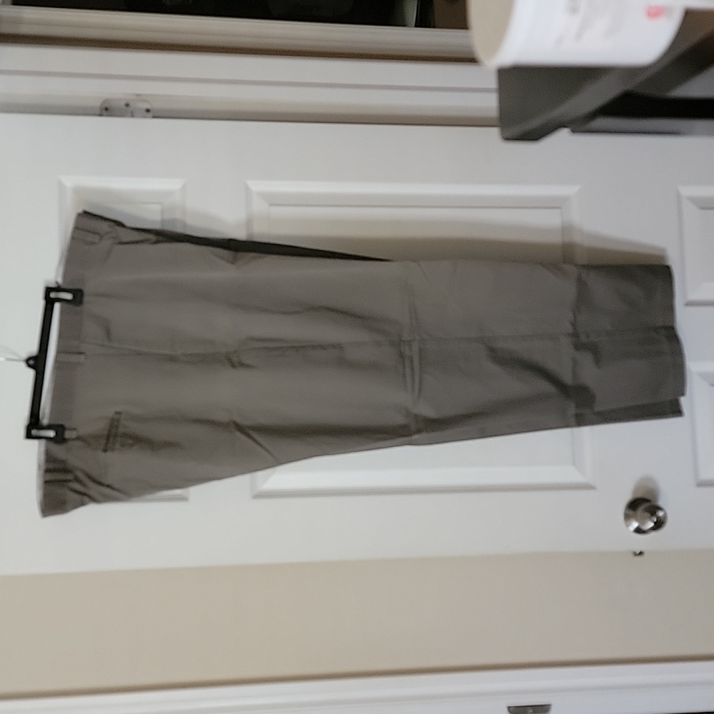 Gray khaki slacks
